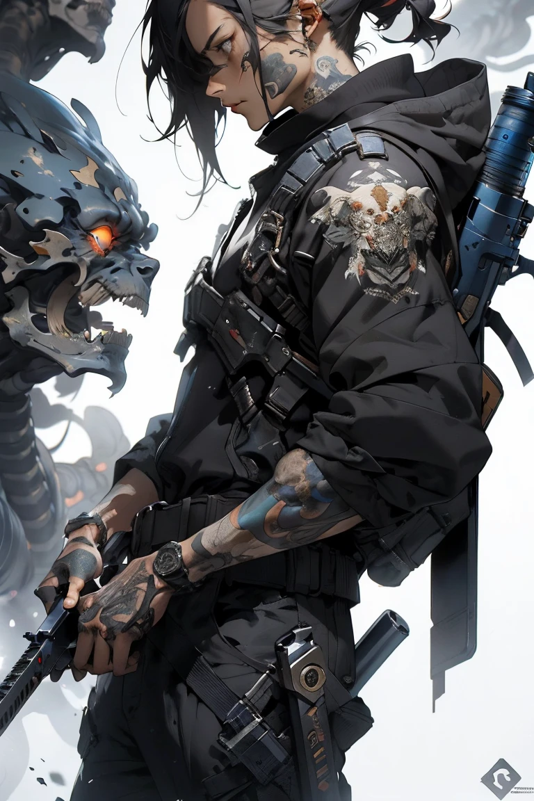 Science fiction, a girl ,The combination of machine and gun, perfect deformation,close up of a red and gold nerfle with a black background, weapon design, weapon concept art, weapons concept art, sci - fi weapon, weaponry concept designs, futuristic weapon shotgun, high detail concept art, futuristic weapon, futuristic gun, concept artwork, energy rifle, futuristic pistol, striking detailed artstyle, concept art, concept art, design concept art