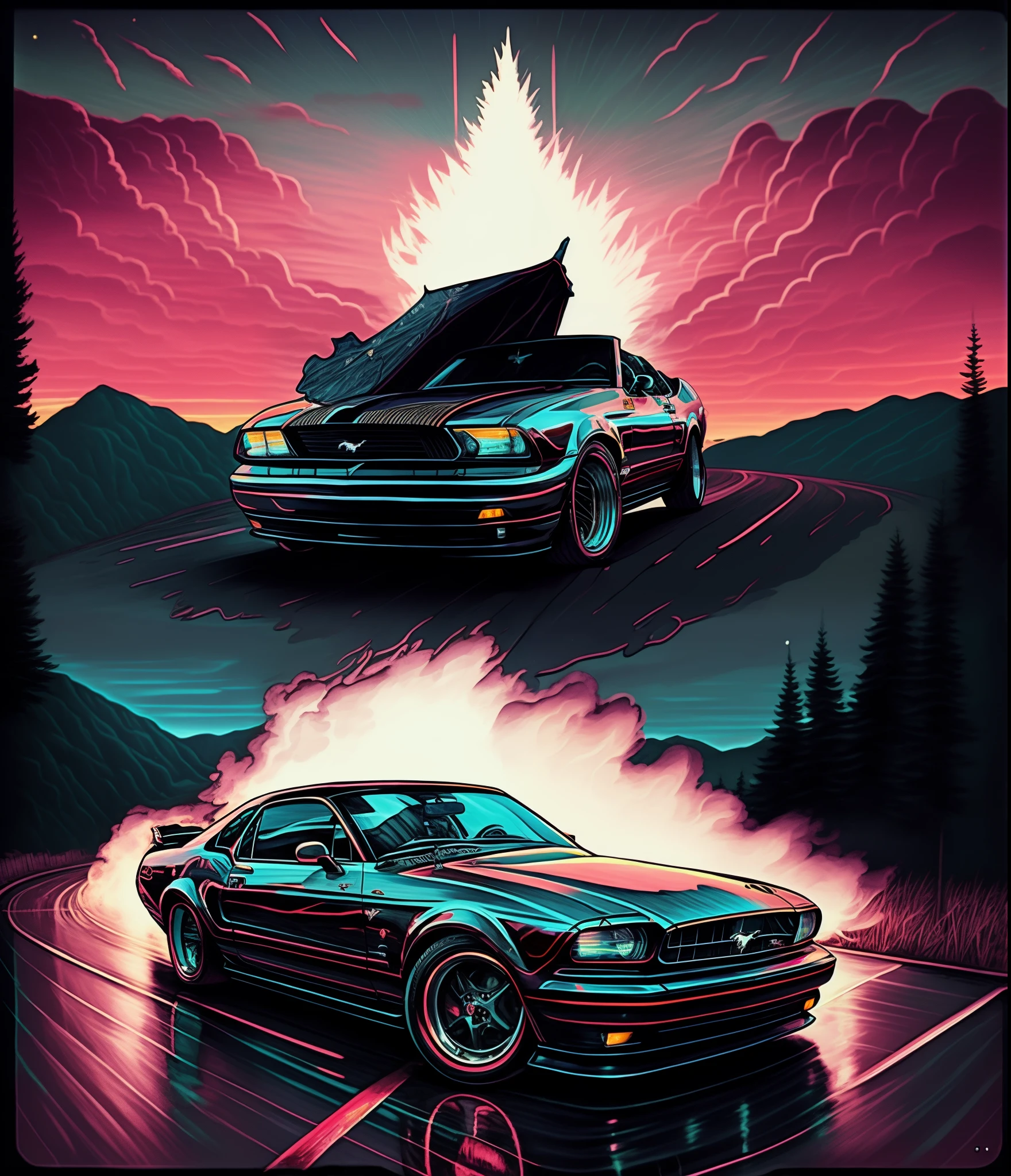 1996 mustang on drag pack
