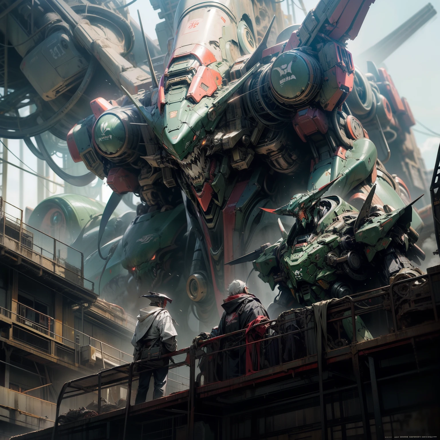 fighter mecha Cthulhu, horror style, horror, gothic, dark, dark, big mechanical Cthulhu, realistic, masterpiece,mechanical, cool mecha style, mecha art, mecha anime, anime large mecha robot, mecha inspiration,mechanical creature, Great Old One, Gundam face,