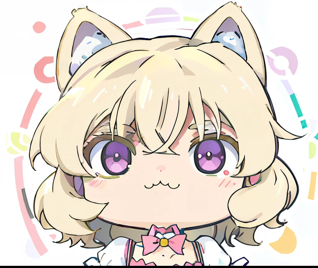 Cartoon cat with bow tie and big eyes, Kawaii cat, One cute cat, kawaii cutest sticker ever, anime cat, cute anime face, Anime visuals of a cute cat, kawaii realistic portrait, Cute cat, very beautiful cute catgirl, Cute and natural anime face, cute character, cute anime catgirl, kawaii cute dog, Kawaii chibi, cute kawaii girls
