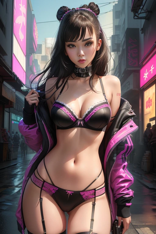 pretty girl, Plastic underwear, Whires, Meisterwerk, plastic bra, cyberpunk