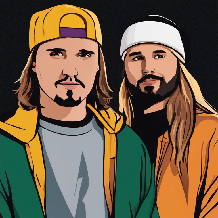 Jay and Silent Bob,Clerks, Mallrats, Jay and Silent Bob Strike Back,Jay and Silent Bob,face,photo