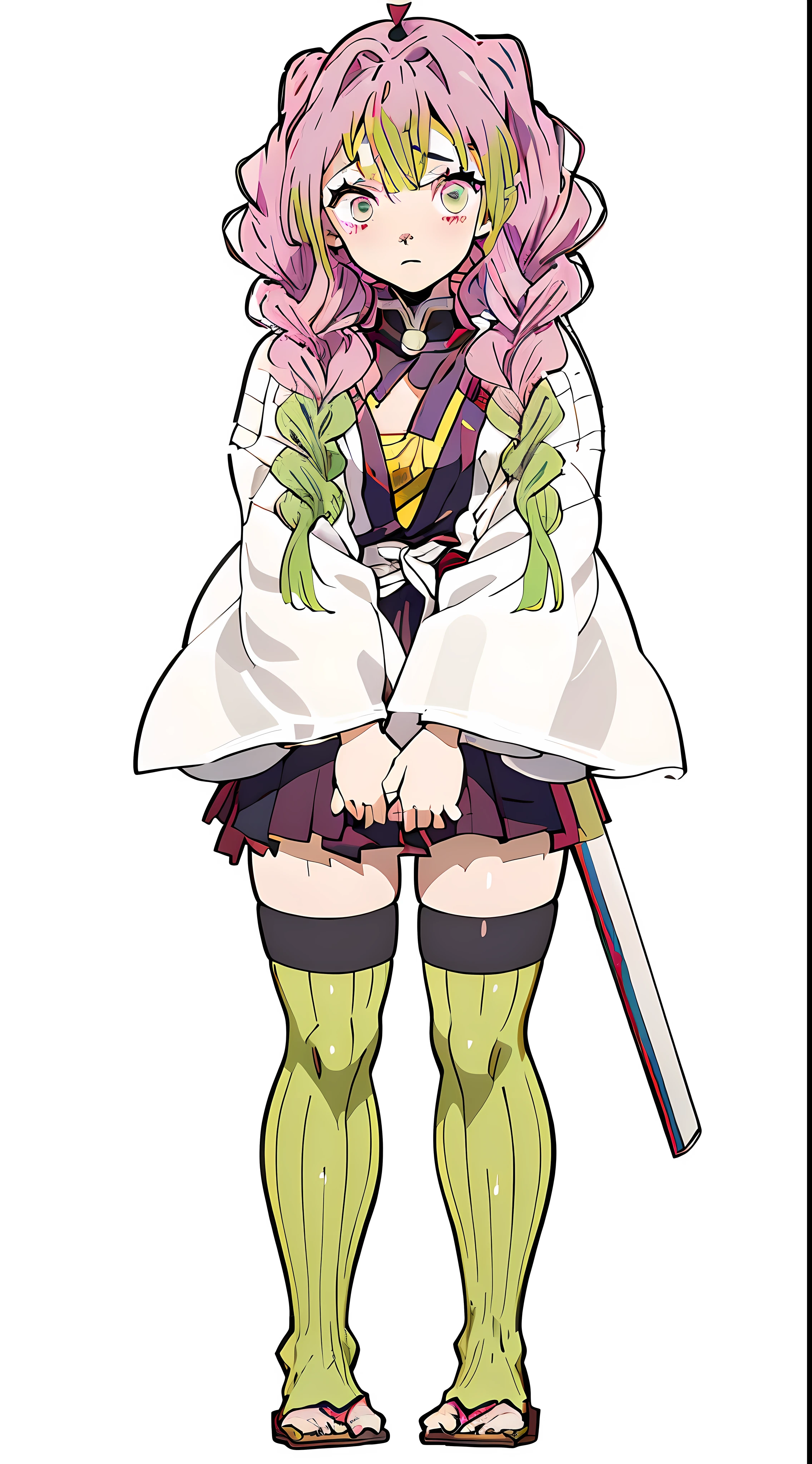1girl,(MitsuriDS:1.2),Demon Slayer fanfic，fully body photo，8K quality