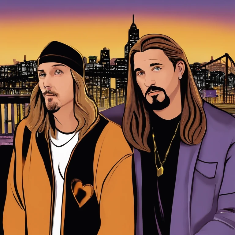 Jay and Silent Bob,Clerks, Mallrats, Jay and Silent Bob Strike Back,Jay and Silent Bob,face,photo