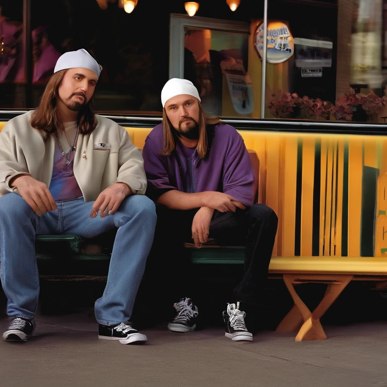 Jay and Silent Bob,Clerks, Mallrats, Jay and Silent Bob Strike Back,Jay and Silent Bob,face,photo