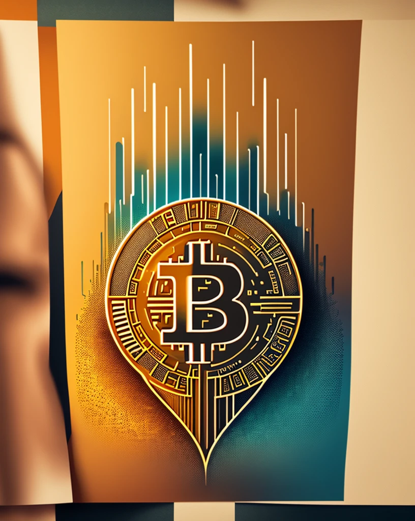 Design a magnificent poster for Bitcoin