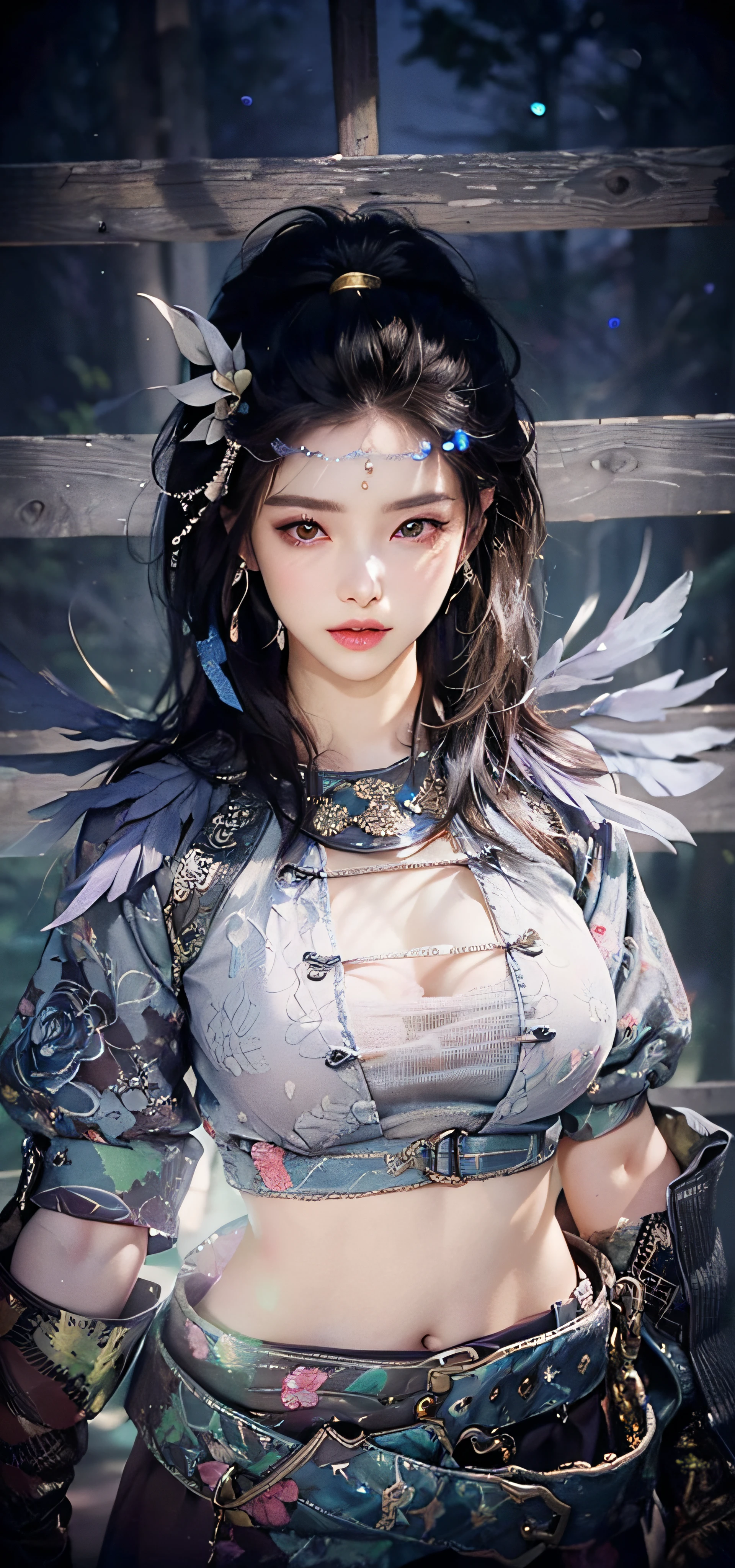 (8K, RAW photogr, realisticlying:1.25) ,( Gloss on lips, eyeslashes, gloss face, Glossy glossy skin, Best quality at best, Ultra-high sharpness, depth of fields, color difference, Caustics, Extensive lighting, naturalshadow, K-pop idol) Looking at the audience with calmness and goddess-like happiness, full bodyesbian,