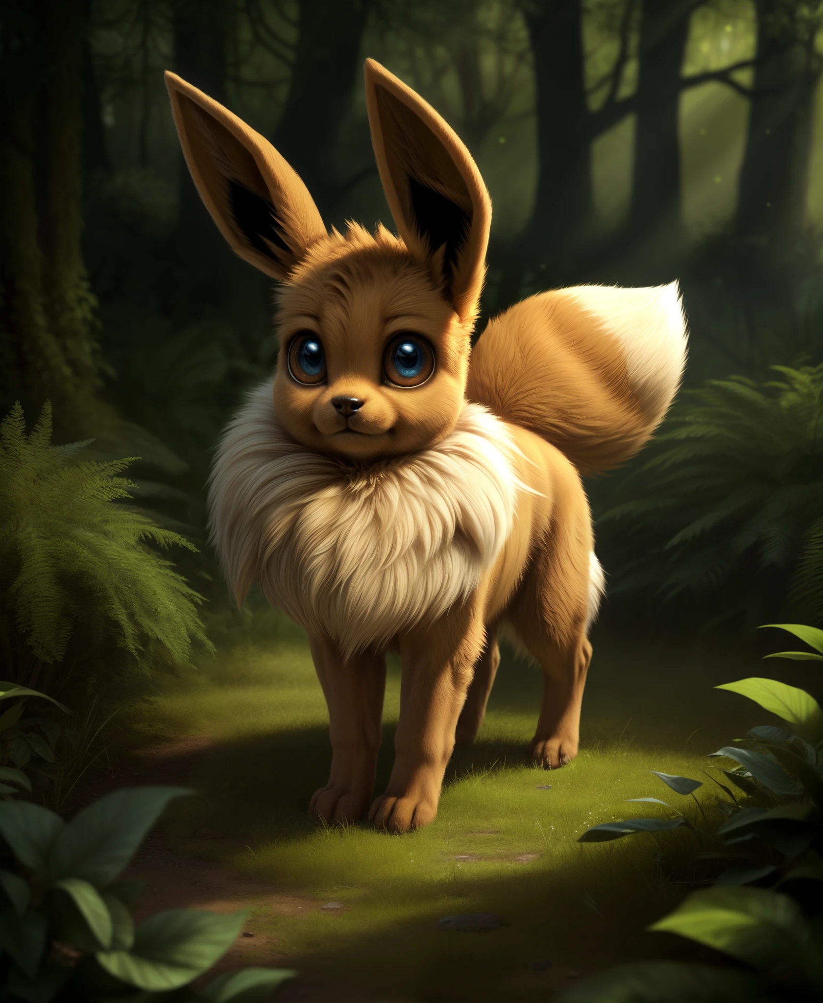 (Feral:1.6), cute, (Eevee:1.2), 1boy, 1girl, chibi, in a field, pleasured expression, detailed facial features, high quality, 8k, photorealistic, (By Bloominglynx:1.2), beautiful detailed eyes, extremely detailed face, finely detailed fur, (innie pussy:1.4), (female focus:1.4), masterpiece, award winning, (petite:1.4), (petite hips:1.4), (Side view:1.2), (Nsfw:1.6), (canine penis:1.4), (Cum inside:1.4), (Knot:1.2), (Vaginal penetration:1.2), (Mounted from behind:1.2),