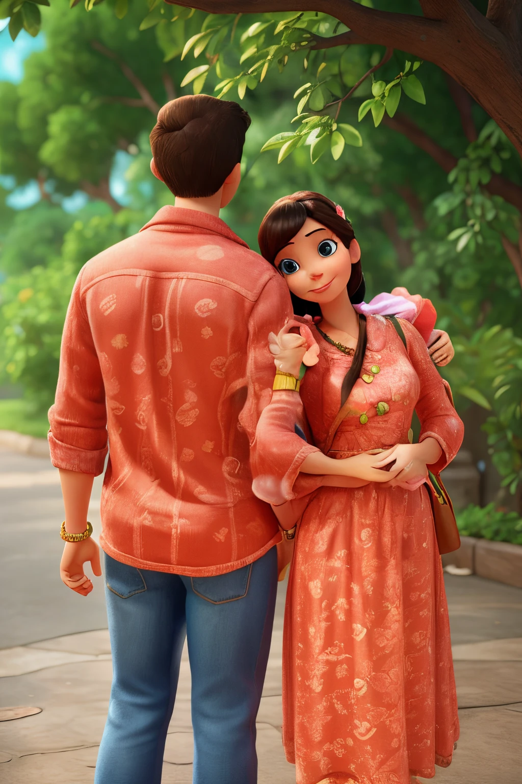 3d image, cartoon, Disney image, high quality background, Ai image, cute, lovely, beautiful