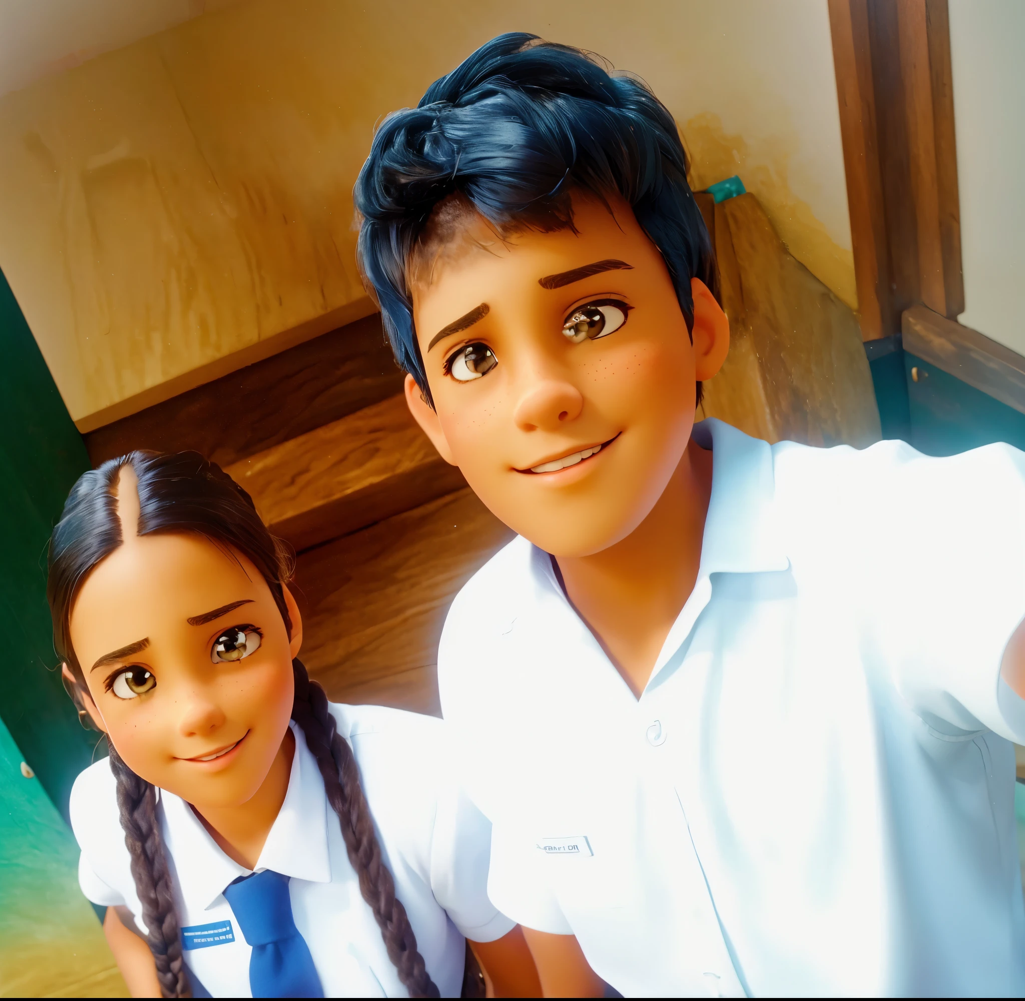 Girl very cute .boy handsome .high qualty .3D