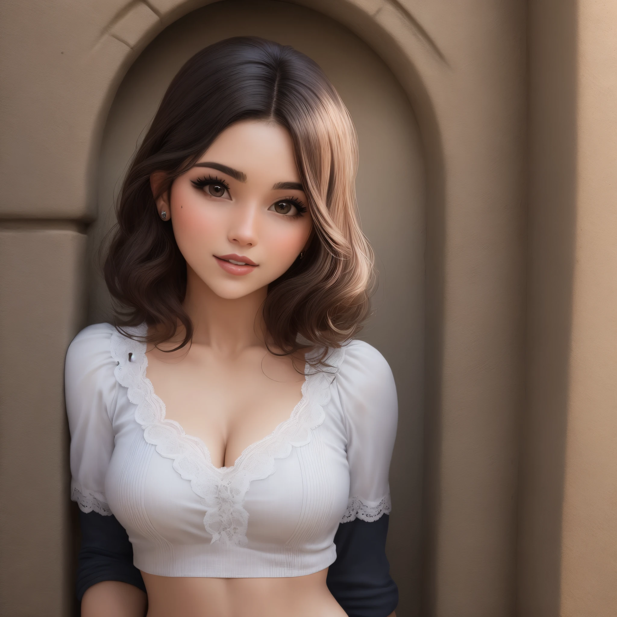 ((melhor qualidade)), ((obra-prima)), (detalhado: 1.4), 3D, (Bruna Marquezine) como uma linda feiticeira, Her dress is rich in detail, com tecidos fluidos e adornos que refletem sua expertise na arte arcana, (((corpo inteiro))), (((super detailed hand))), (((rosto super detalhado))), in the background an alchemy laboratory, ::style fantasia, Estilo realista, HDR (high dynamic range), ray tracing, NVIDIA RTX, Super-Resolution, irreal 5, Subsurface dispersão, Textura PBR, Post-processing, anisotropic filtering, profundidade de campo, Maximum clarity and sharpness, texturas multicamadas, Albedo e mapas Speculares, surface shading, Accurate simulation of light-material interaction, perfectly proportions, octan render, Two-tone lighting, Abertura ampla, ISO baixo, White balance, 8K, ::n_style pintura digital, deformed parts, rosto deformado, ((rosto feio)), ((deformed hands)),