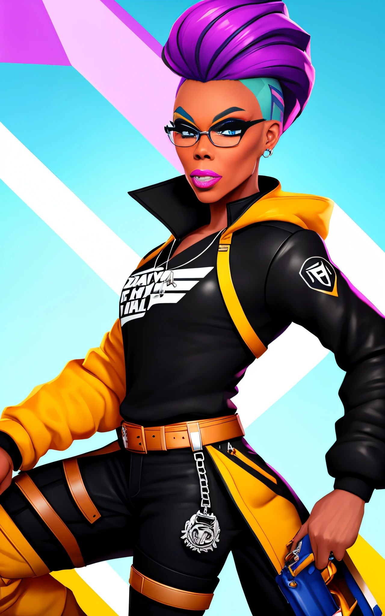 Rupaul as a Fortnite skin