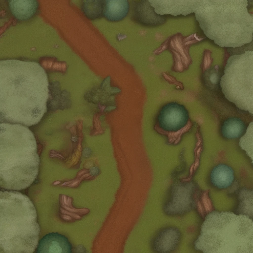 2d dnd plain trees road