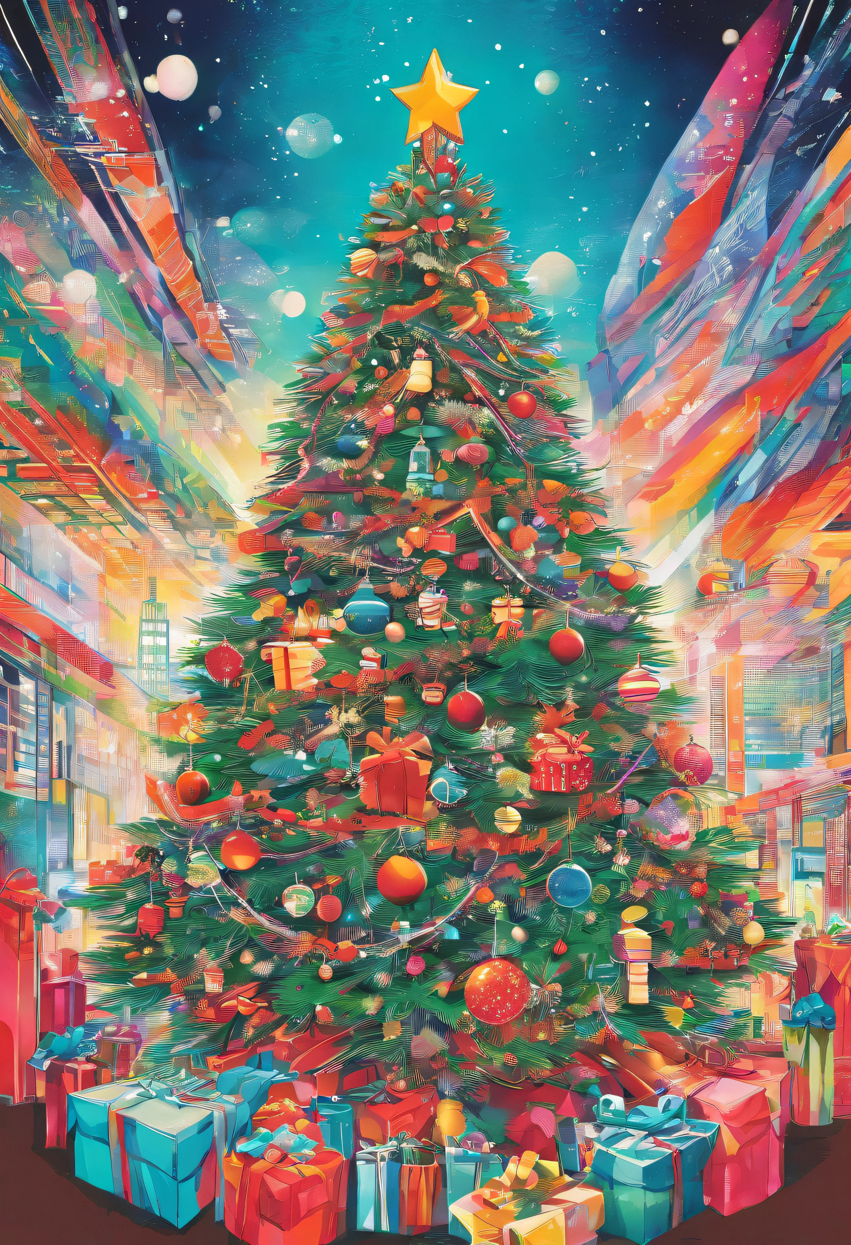 a christmas tree