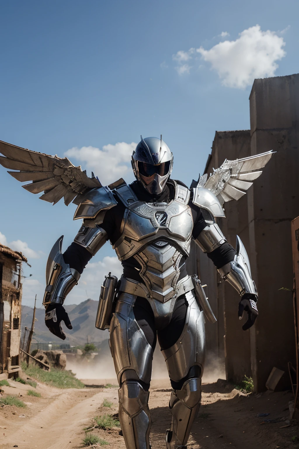 aumentar o tamanho das asas