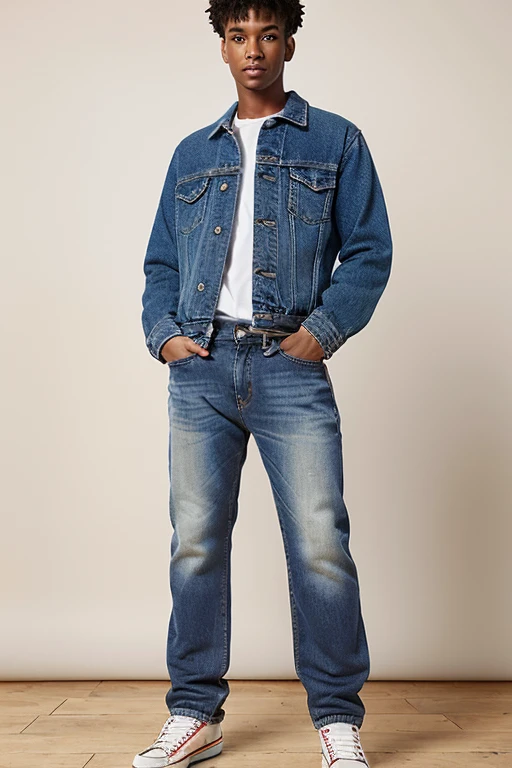 boys whose long jeans are in tatters.