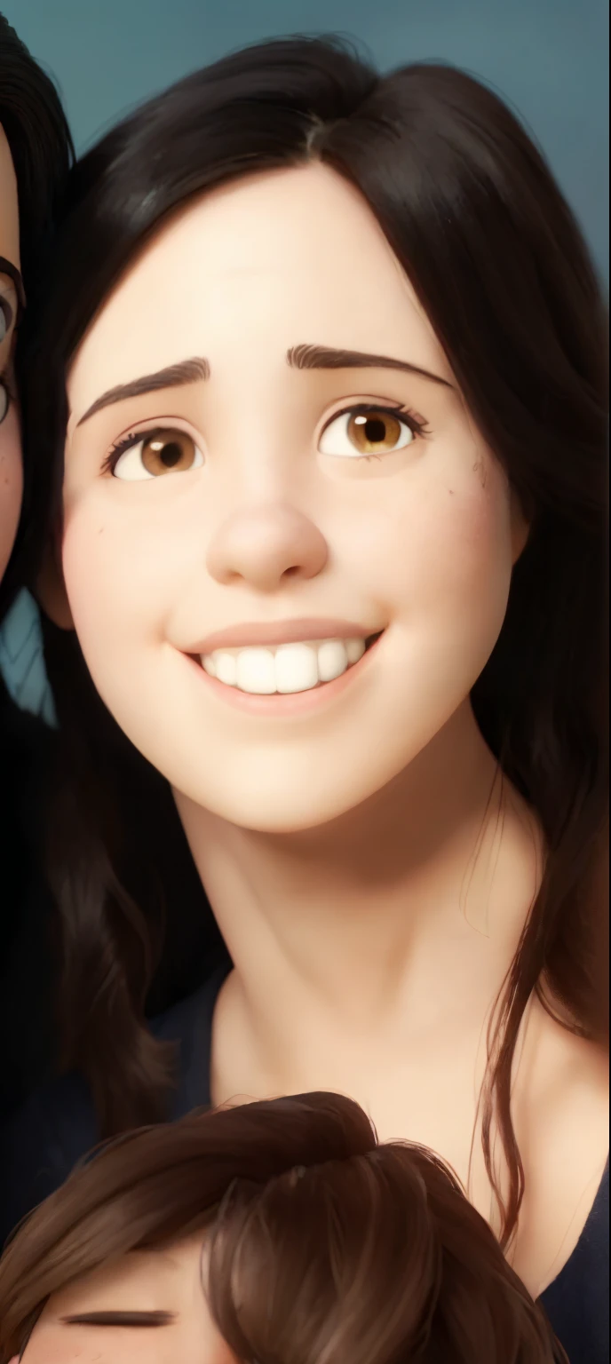 there is a man and woman posing for a picture with a baby, alanis guillen, lorena avarez, sara ali, headshot profile picture, taken in the late 2000s, karla ortiz, closeup headshot, fernanda suarez, headshot photo, profile image, christina kritkou, meni chatzipanagiotou, yael shelbia