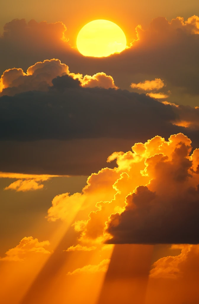 Cloud that looks like a Chinese Dragon illuminated by the rays of the setting sun