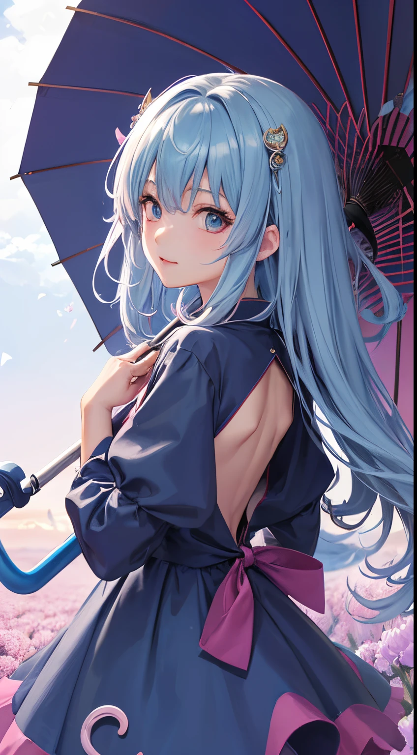 dark magician girl、mksks style、(1 person)、(Very detailed back:1.0)、(Very detailed back:1.0)、tmasterpiece、topquality、超High Resolution、8K、Upper torso、(umbrella、colorful umbrella:1.3)、I look into the night sky、(1/2 pink and 1/2 Light blue hair、rainbow hair)、(A detailed eye、blue eyes)、(Rainbow Dress、1/2 pink and 1/2 blue dress:1.2)、detailed skin、from side、Lavender fields、The Wind Is Blowing、(the night:1.2、Close the sky:1.5、Summer Great Triangle、Shooting stars:1.2)、wakame、wakame、wakame、wakame、wakame、wakame、wakame、wakame、wakame、wakame、wakame、wakame、wakame、wakame、wakame、wakame、wakame、wakame、wakame、wakame、wakame、wakame、wakame、wakame、wakame