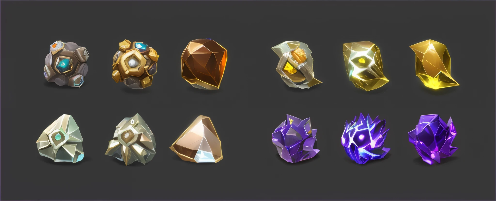 Close-up of a bunch of rings of different colors, Game icon resources, game assets, rpg game inventory items, Infinity Stones, shiny gems, Pedras preciosas, Game asset mystery, Asset package, Game UI asset design, game assets, very realistic gemstones, role playing game project, artifact dota2, colored gems, game design asset pack, Gorgeous gemstones, game asset sheet