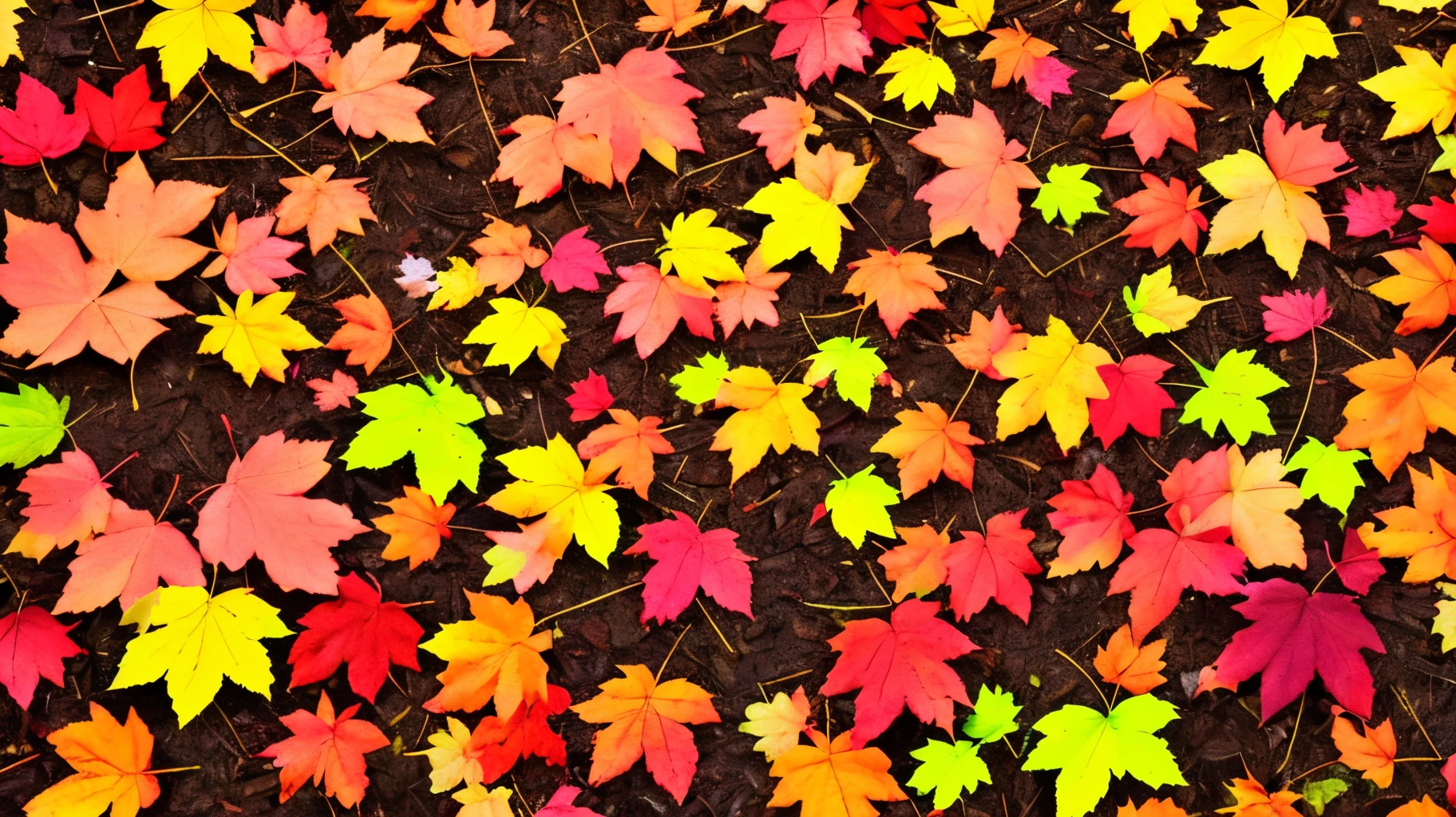 Beautiful photo of autumn leaves