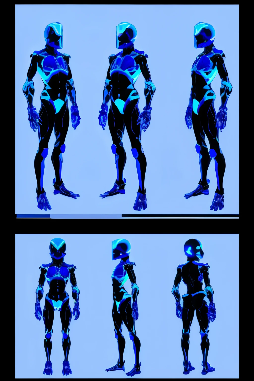A detailed and realistic image of two Karnathi humanoid characters standing side by side. The male Karnathi, standing at 1.9 meters, has a slightly darker gray skin tone, while the female, at 1.8 meters, has a lighter gray tone. Both characters wear undergarments in striking, contrasting colors that stand out against their skin, adding a visual highlight to their appearance. Their faces are harmonized, blending subtle human-like features with the distinct characteristics of their species. The bone-like scales on their bodies are of a lighter shade of gray, creating a noticeable contrast with their skin tone and adding texture to their appearance. These scales are smooth and minimal, primarily serving as a subtle accent rather than dominating their appearance. The only bony protrusions present are small and crown-like, located on their heads, adding a distinct yet refined touch to their look. The overall appearance of the Karnathi is muscular and athletic, with a natural and balanced aesthetic. The background is neutral, ensuring the focus remains on the detailed and lifelike portrayal of these two characters.