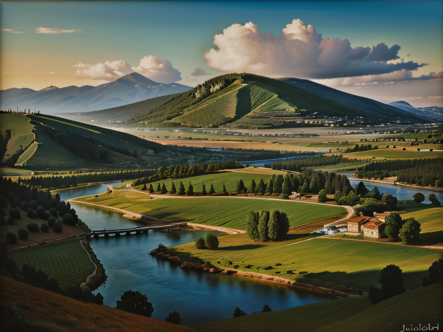 Landscapes of Turkey, oil painting style, in the style of the artist Jacob van Ruisdael, higly detailed