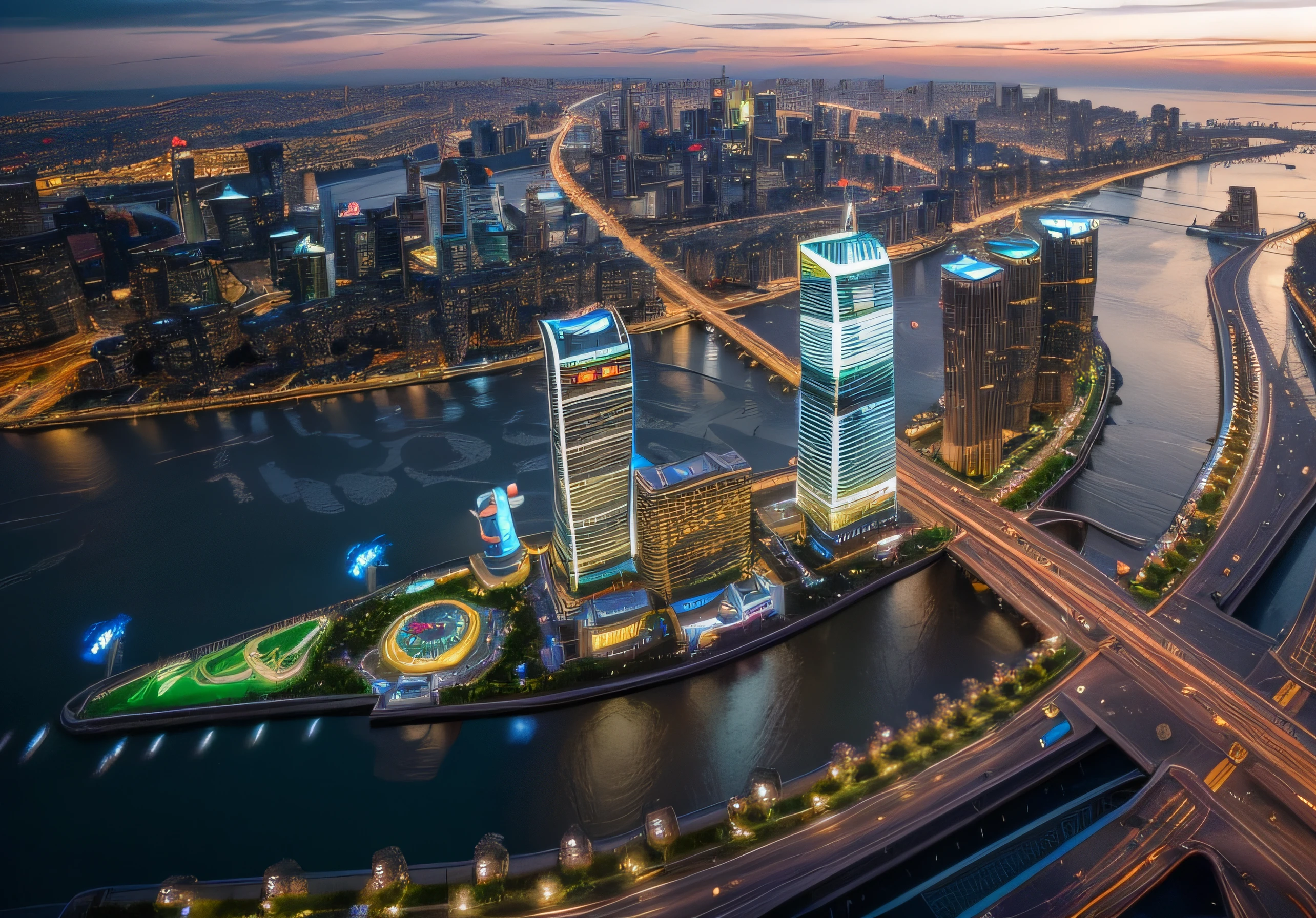 (masterpiece),(high quality), best quality, real,(realistic), super detailed, (full detail),(4k),8k, Enter a fascinating vision of the future through captivating futuristic images of the city of Shanghai. The towering giant skyscraper is decorated with gold ornaments and a smooth glass curtain wall，pierce the sky, The vibrant lights of the city that never sleeps. In the midst of a bustling cityscape, An iconic giant high-tech building, Its architectural marvels are enhanced in a futuristic style. The city is full of life，Full of life。，Full of life。，Full of life。，Full of life。，Full of life。，Full of life。，Full of life。，Full of life。，Full of life。，Full of life。，Full of life。，Full of life。，Full of life。，Full of life。，Full of life。，Full of life。，Full of life。，Full of life。，Full of life。，Full of life。，Full of life。，Full of life。，Full of life。，Full of life。，Full of life。，Full of life。，Full of life。，Full of wealth。，Full of luxury。，Full of technology。。, State-of-the-art technology blends seamlessly with traditional Chinese luxury urban fabric. This stunning work of art, Use Pixai to bring powerful AI models to life, Show the limitless creativity and possibilities of our imagination. Experience the future of the cityscape at Pixai，Immerse yourself in a visionary world of art