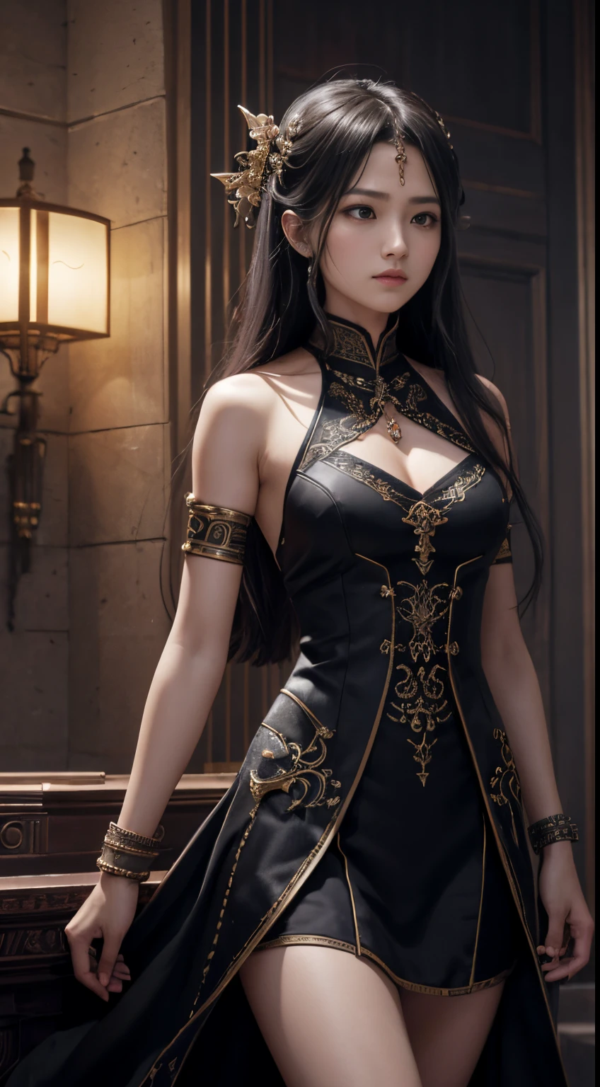 high quality,masterpiece,delicate,graceful,tranquil,luxury,deluxe quality,wide spectrum theme,all elementary,1girl,arrogantly woman,luci,nana-me,dark luci,Shymie,action role,raven, heavily-Corrupted Zones,luxury clocks,Babylonia,Thanatos,M.I.N.D.,Berserk,Ultima Awakening,Resonance,Kowloong,Tabula Akasha,Qinghe,Huiyu,Pavo,Concentrated Will State,luxury pictures,hanging cloths, falling,roller,Cinder Burns,Emerald Gale,Tempest,Ascendant,Red Tide,Roaring Thunder,Sonic Vortex,Waldmeister,Chaotic M.I.N.D,War Zone,Phantom Pain,Tertian,Chord,Concerto,solo,Conductor,Lost in Music,Left Unsaid,Lotus,Lotus Berserker,Dwelling Will of Inscription's Key,Enter the Fray, Tor Invocation,Huiyu,Blade of Mandate,Gnomon Dominion,Rimy Valediction, classical room,Tabula Manushya-Loka,To Climb Beyond an Endless World,Star of Dawn, Indite Their Souls,Rimy Valediction, Tor Invocation, or Ascended Sovereign, Quell Their Spirits,Star of Dawn, Indite Their Souls, Soul Ripple,Epitaph, Paradigm: Assault,Night Falcon,under light of last, any things can see are can't see.Dream World