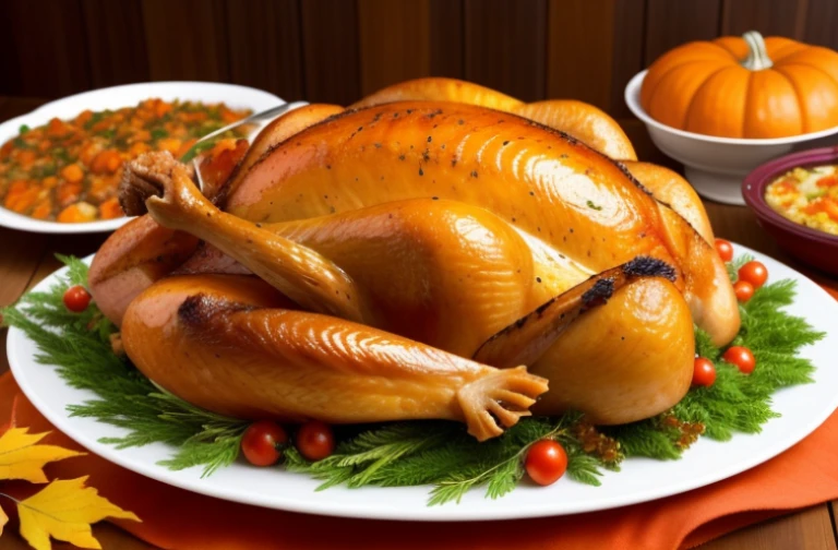 A high resolution,turkey,thanksgiving,Roast turkey,juicy turkey,delicious turkey,Turkey cooked beautifully,thanksgiving feast,Smack one's lips,Thanksgiving dinner,Appetizing,stuffed turkey,traditional thanksgiving food,Autumn colors,thanksgiving party,