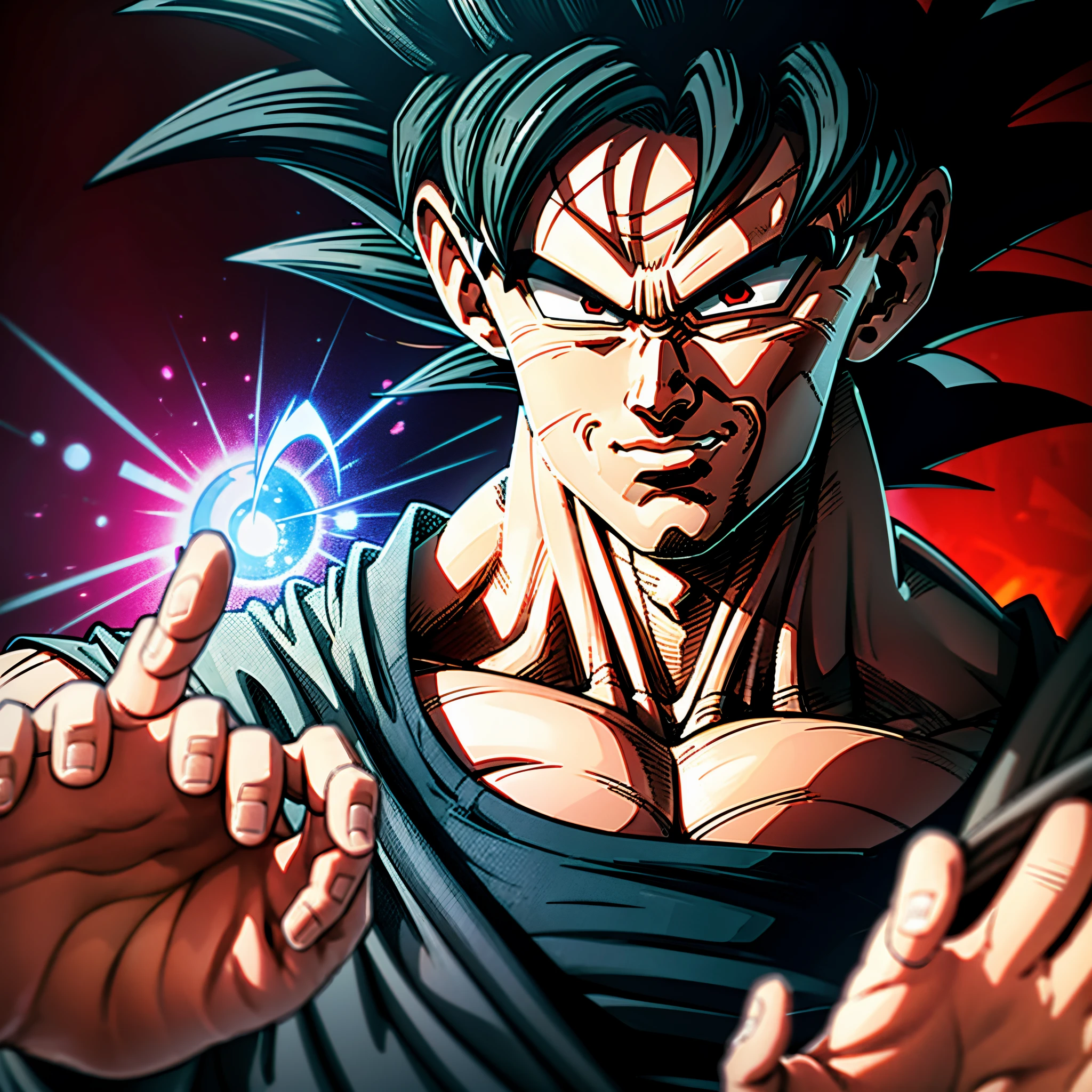 Ultra realistic, high quality, 300dpi , 300density , Vegeta , gogeta , Goku , 8k , sticker format , no background ,