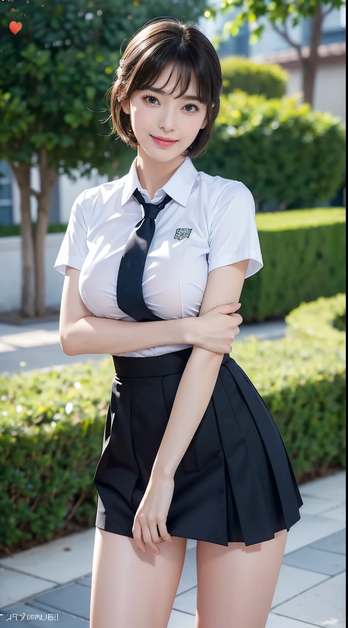((Shool Uniform)), ((The upper body is dressed stably................................)), skirtlift, (((Lift the skirt yourself, Hold the hem of the skirt with your hands.................))), Show your panties to the camera, White panties, panties focus, smiling smile, Modern old cityscape, 1girll, 独奏, 17 years old, 7 Head Body, (Ideal proportions Body proportions), (Composition from head to thigh), Erection nipples, sexy body, saturated, short-hair, A dark-haired, With bangs, tiny boobs, skiny, Small hips, beauty leg, skinny legs, hyperrealism, Cinematic lighting, depth of fields, One-person viewpoint, f/1.8, 135mm, NFFSW (english) (english) (english) (english) (english) (english) (english) (english) (english) (english) (english) (english) (english) (english) (english), masutepiece, ccurate, ((Anatomically accurate.)), textured skin, super detaill, high detailed, High Quality, Award-Standing, Best Quality, Hight Resolution, 8K