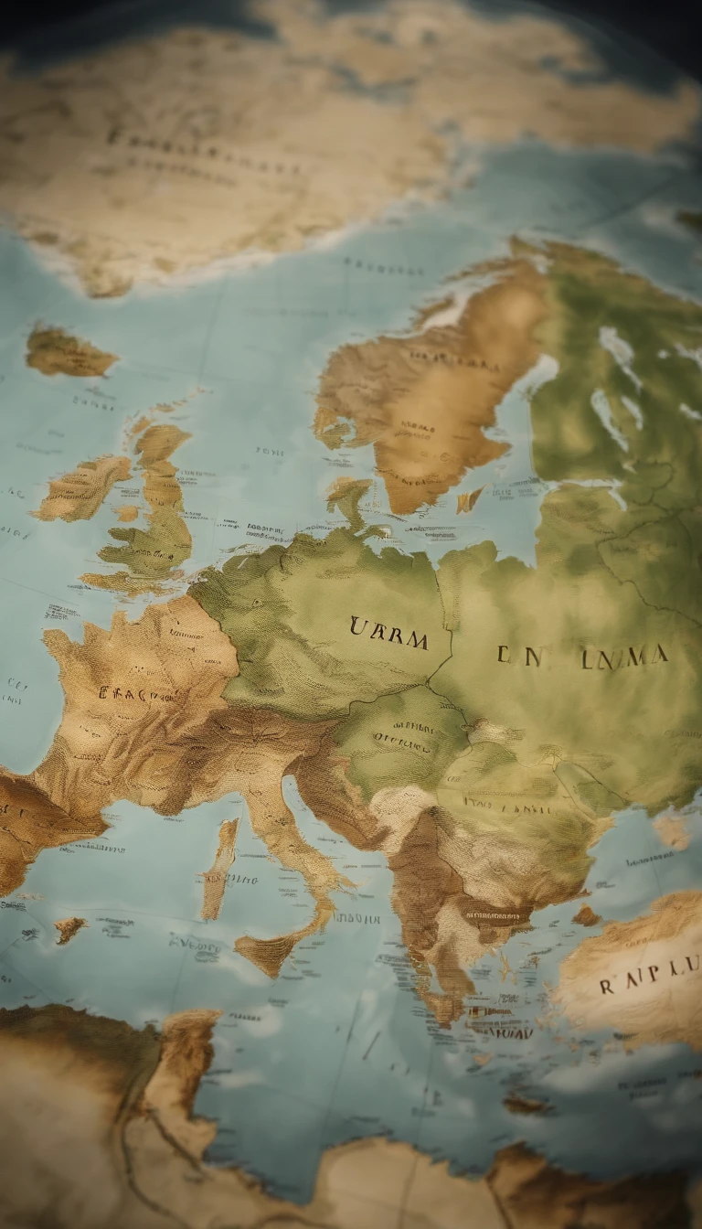 Eurasia world map