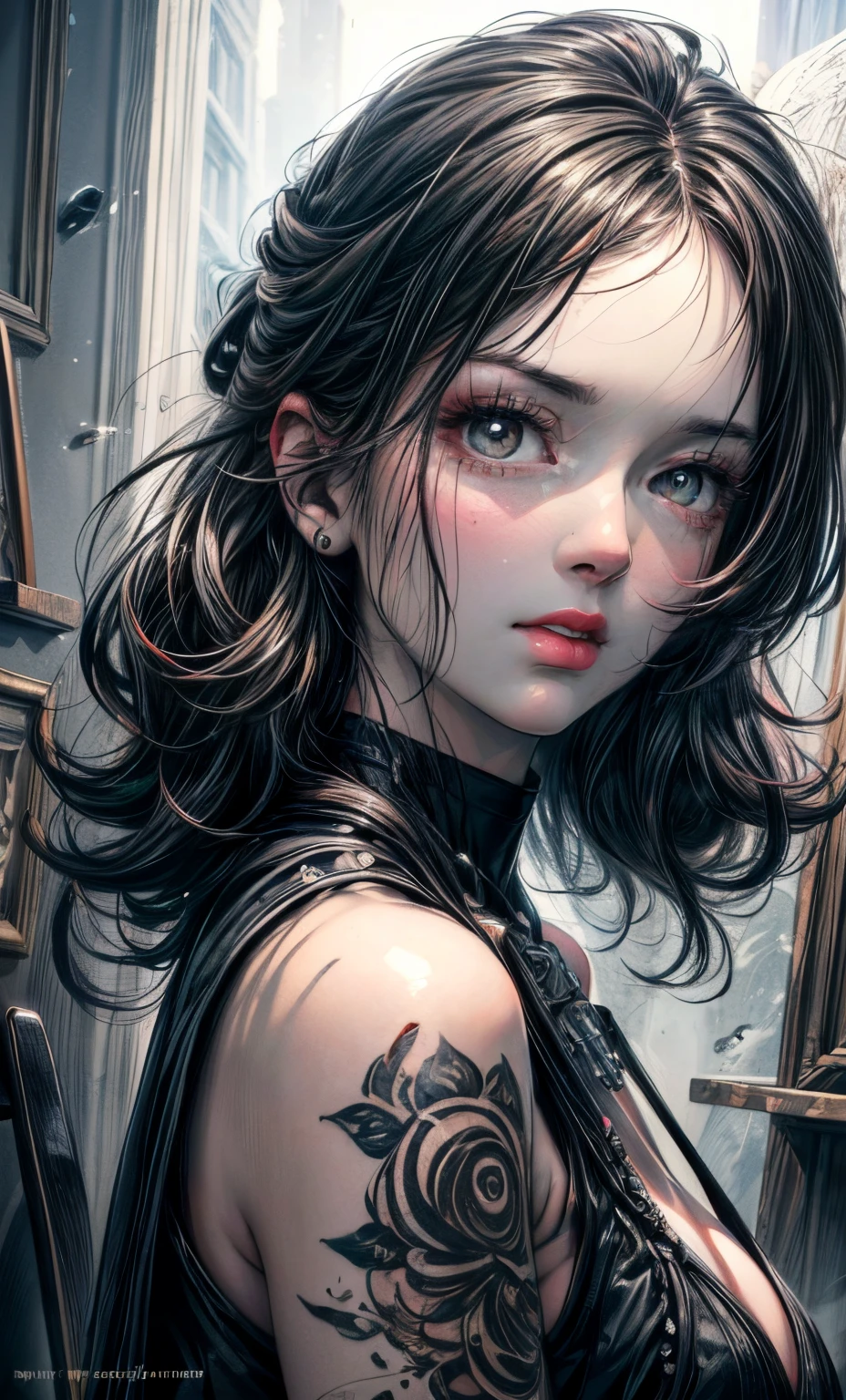 best quality,highres,(text-free,watermark-free,masterpiece:1.2),(clean image:1.1),(realistic,photo-realistic:1.37),ultra-detailed details,professional editing,studio lighting,ultra-fine painting,sharp focus,vivid colors,saturated tones,fine textures,subtle shadows,crisp lines,smooth gradients,high contrast,rich saturation,bokeh