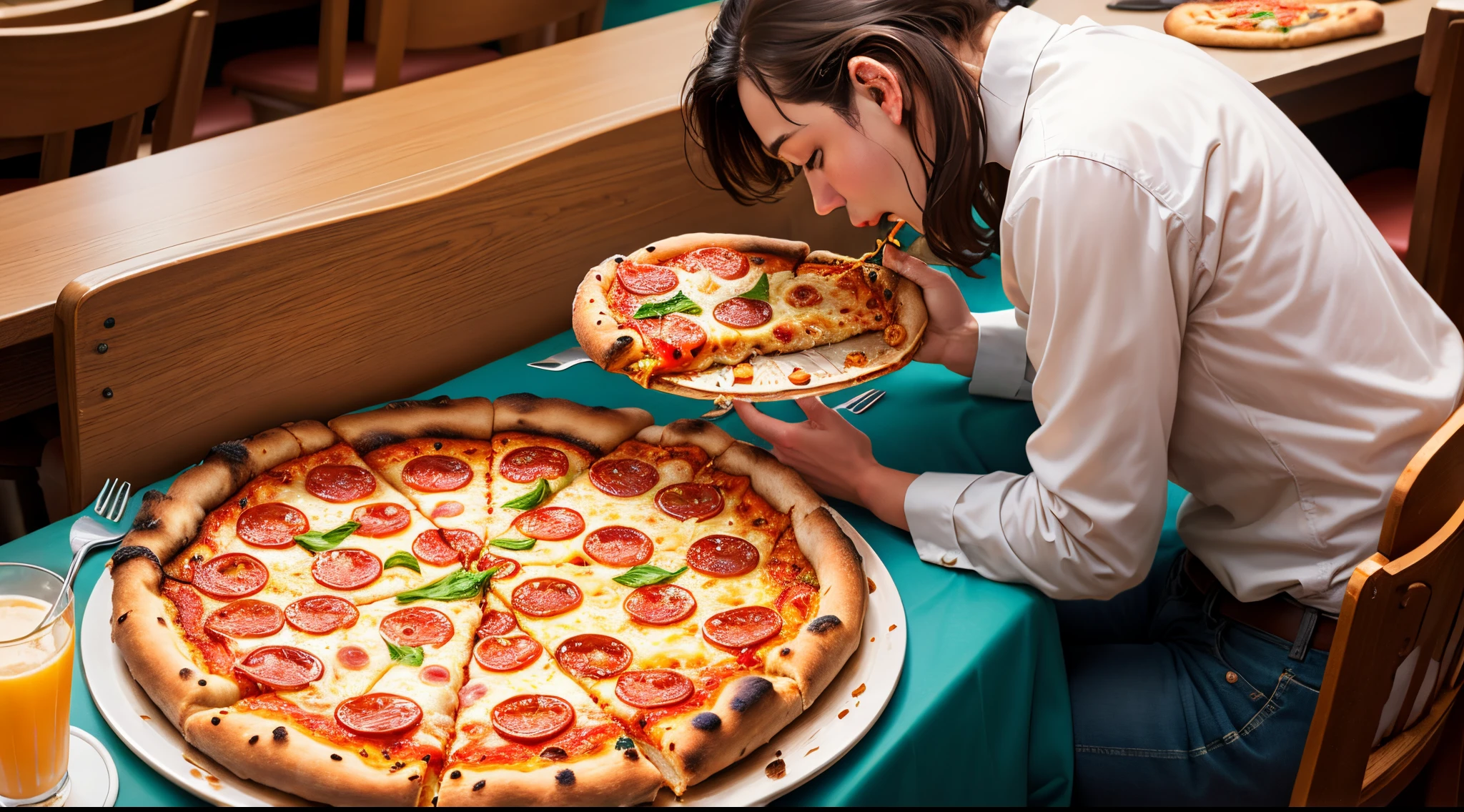 Americans make mistakes while eating pizza