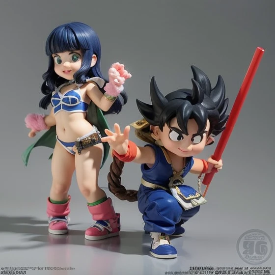 Characters standing, posing