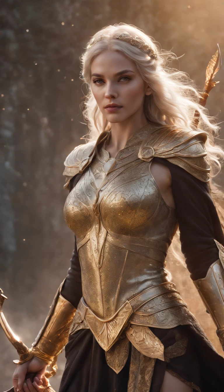 (best quality,4k,8k,highres,masterpiece:1.2),ultra-detailed,realistic,sharp focus,physically-based rendering,professional,vivid colors,bokeh,sagittarius,golden saint,cinematic,concept artists,portrait,horror,fantasy,anime,comic book style,illumination by studio lighting,dynamic poses,highly detailed armor,muscular physique,noble expression,fierce eyes,intense gaze,silver arrow,glowing bow and arrow,windswept hair,backlit silhouette,dramatic lighting,galactic background,ethereal atmosphere,mixed media art style,hyperrealistic textures,ornate gold accents,cosmic energy surrounding the saint,transcendent power,dramatic perspective,heroic stance,splendid glowing aura,mythic creatures,celestial constellations,otherworldly landscapes,celestial wings,shimmering armor,deific presence,divine intervention,awe-inspiring scenery,endless starry sky,cosmic battle.