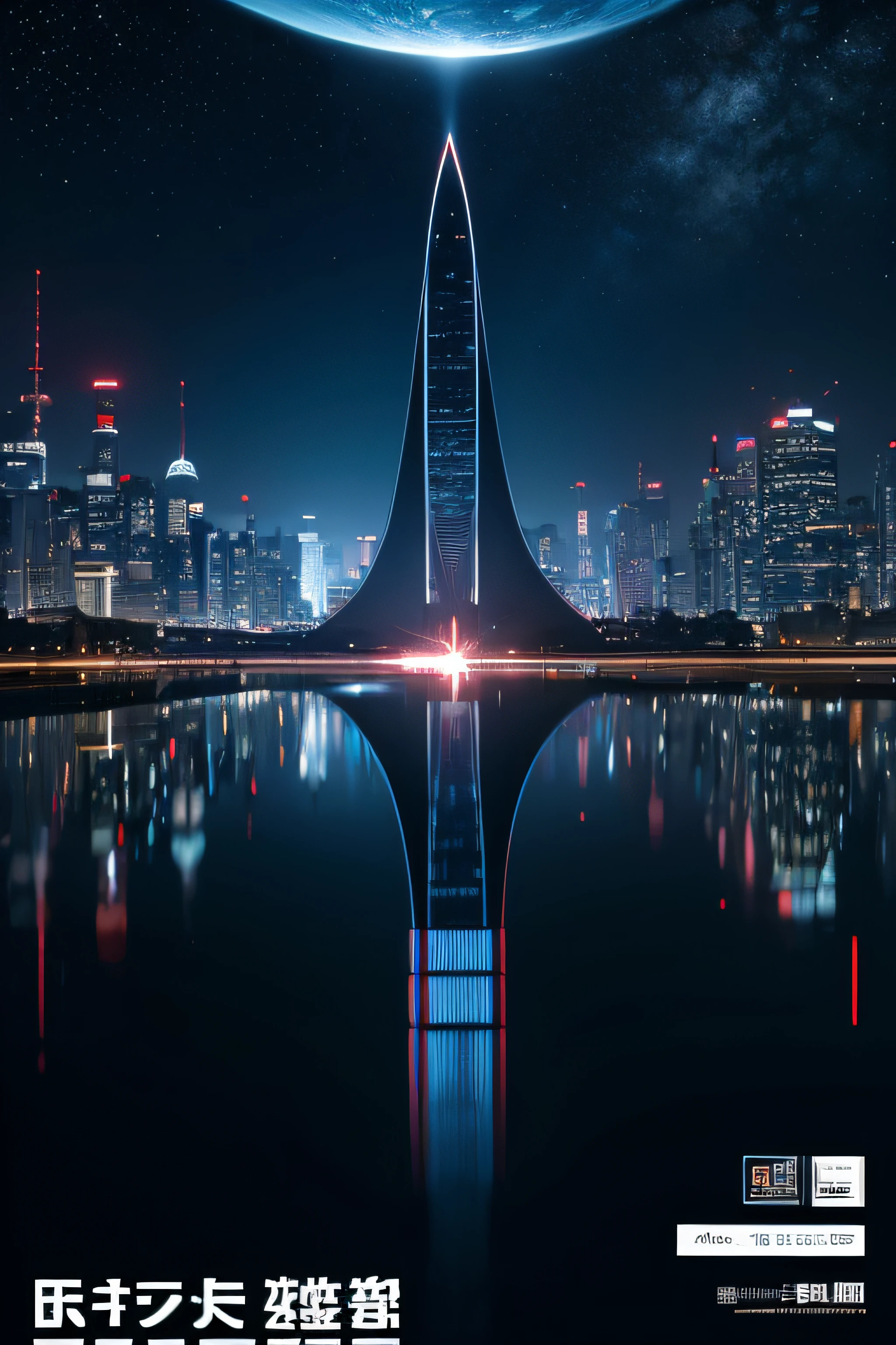 poster for,Multi-element,sense of science and technology,hyper realisitc,8K,Cartoonish,城市,Abyss,trafic,No real person