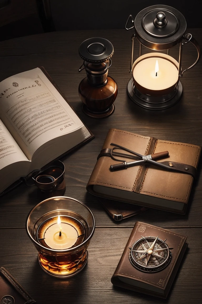 Whisky & Glas
Kaffee & Bohnen & Mill
Cigar & Accessories
Candle
Kerosene Lantern
Knife
EDC
Book
Filler & Ink
Silver coin
Tool
Chart
Compass
Boat whistle