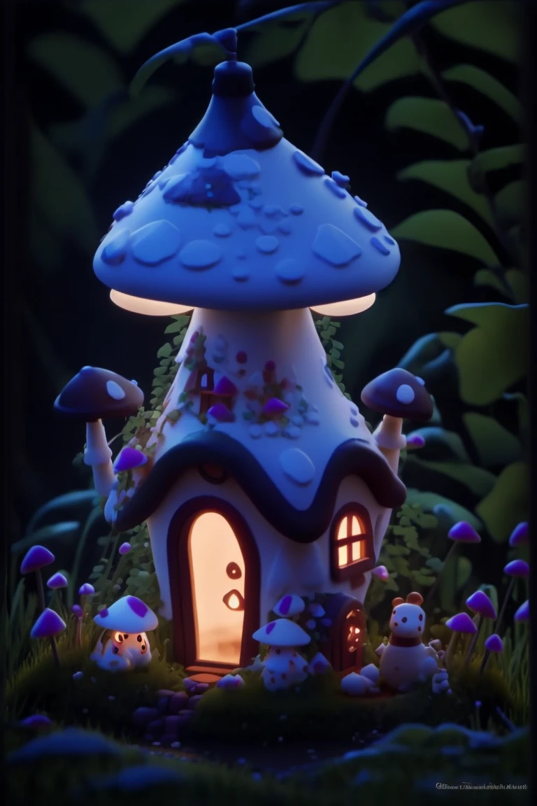 3dfz, no humans, mushroom, house, grass, window, outdoors, door, plant, bear, scenery, moss, chimney, pokemon \(creature\),
tilt-shift,best quality,masterpiece,realistic,HDR,UHD,8K,