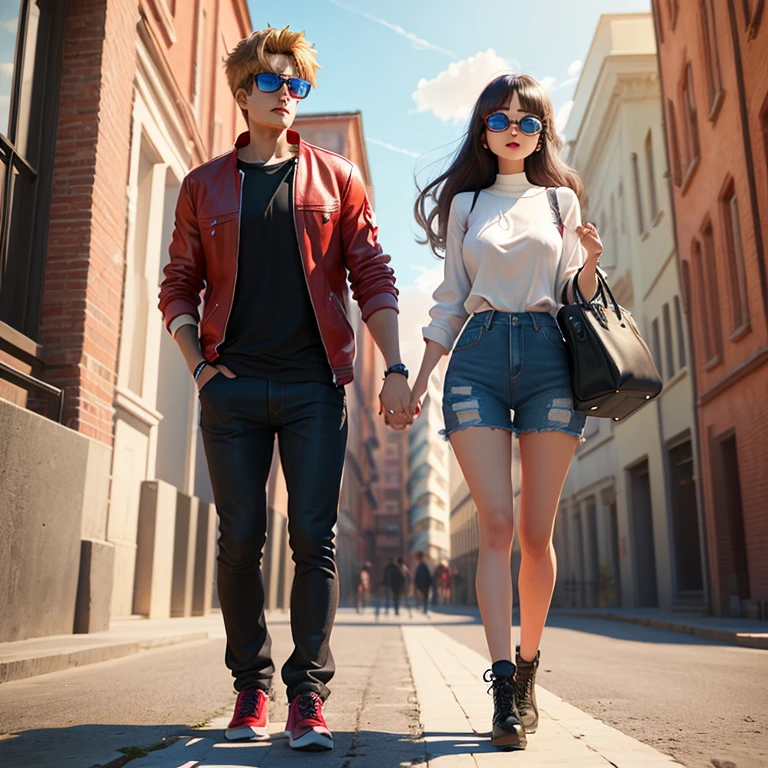 3d cartoon couple