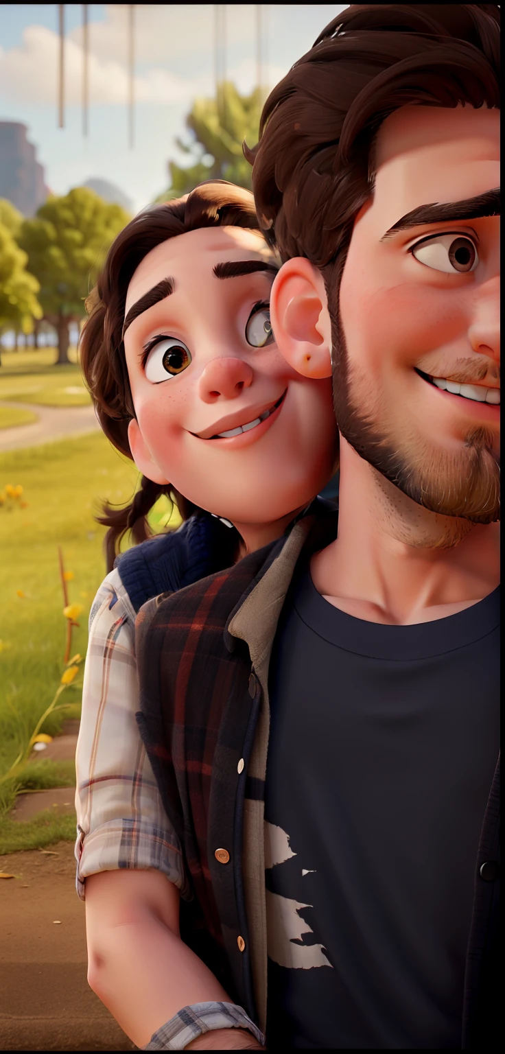 Young couple beard for men