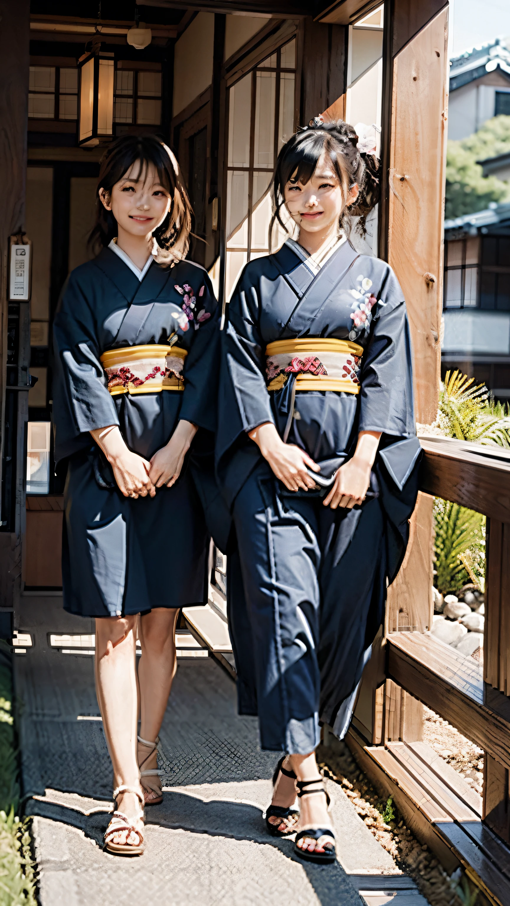 three japanese girls