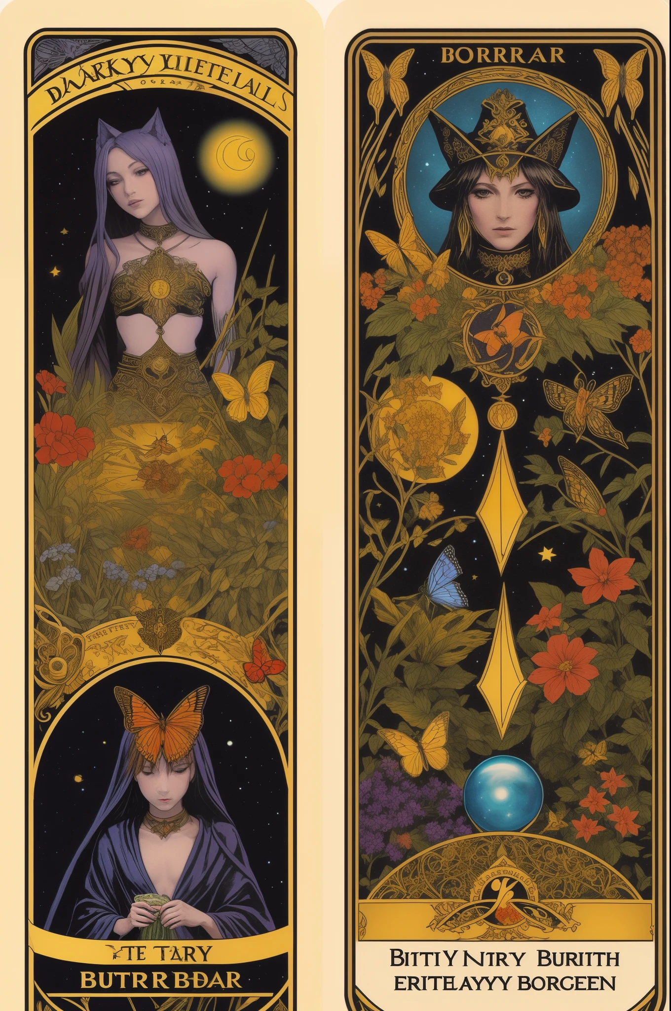 booty psychedelic ornate full body nude Riley Reid symbolist artwork by Virginia Frances Sterrett, and kevin wada