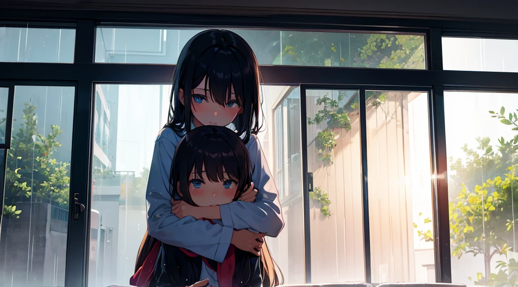 a cartoon boy and girl ハグging each other on the ground, a bit, a bit anime, they are crouching, yoshitomo nara and aya takano, anime a bit, couple pose, hugging her knees, cute anime, boy and girl, , sakimichan, ah、sex, naked, pussy, girl is crying, girl is crying, tears, 激しくsexをしている, sexしかしていない, 生feet, feet, nakedfeet, 何も履いてないfeet, 生feet, tights, 生feet, nakedfeet, 後ろfeet, 生feet, 大量のsperm, A lot of, sperm, semen, rape,