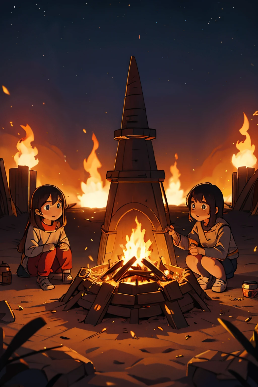 bonfire, fogueira