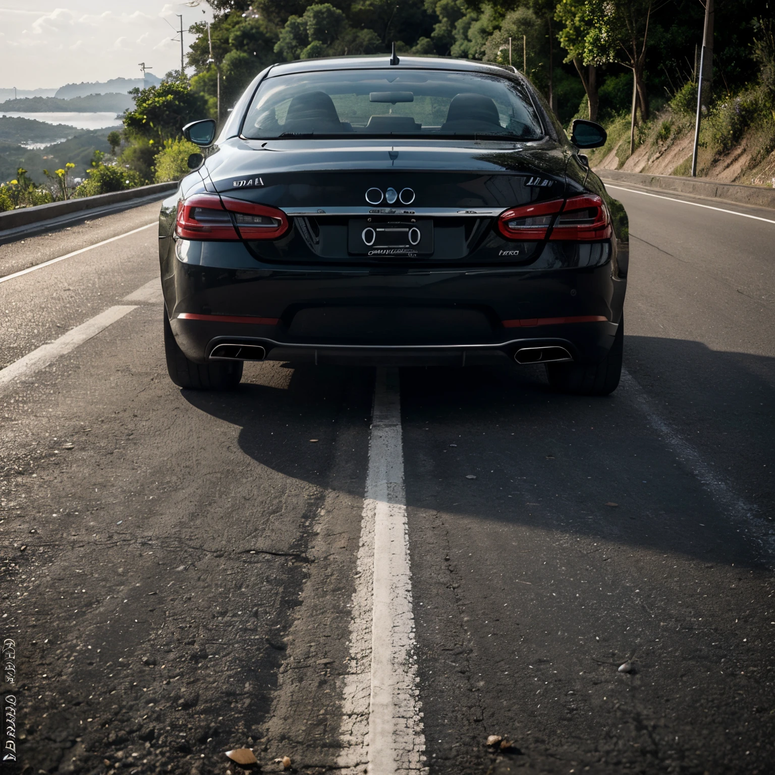 Foto realista, ultra detalhada, painel do carro, check engin aceso