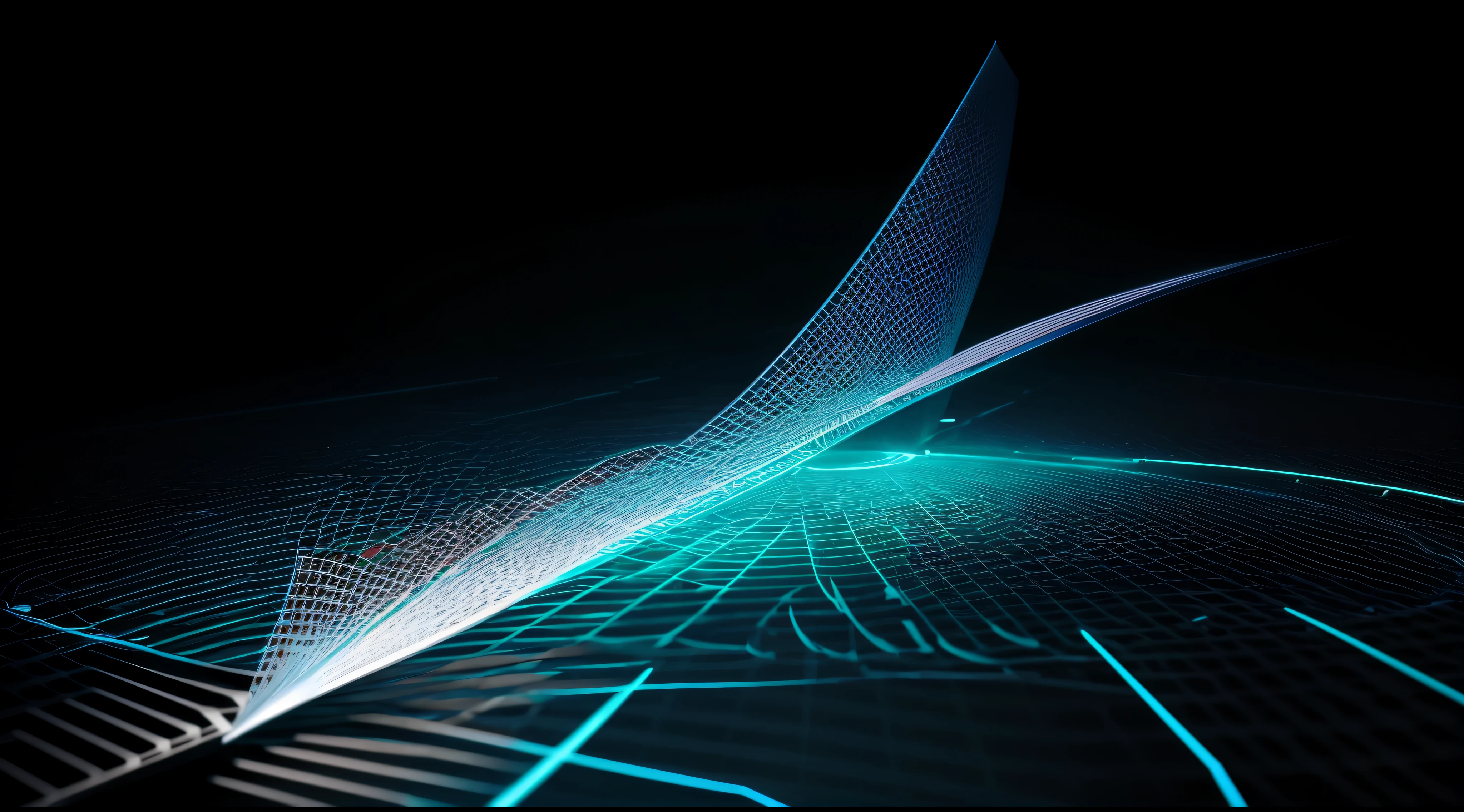 Engaging 3D visualization featuring stunning graphs、glinting