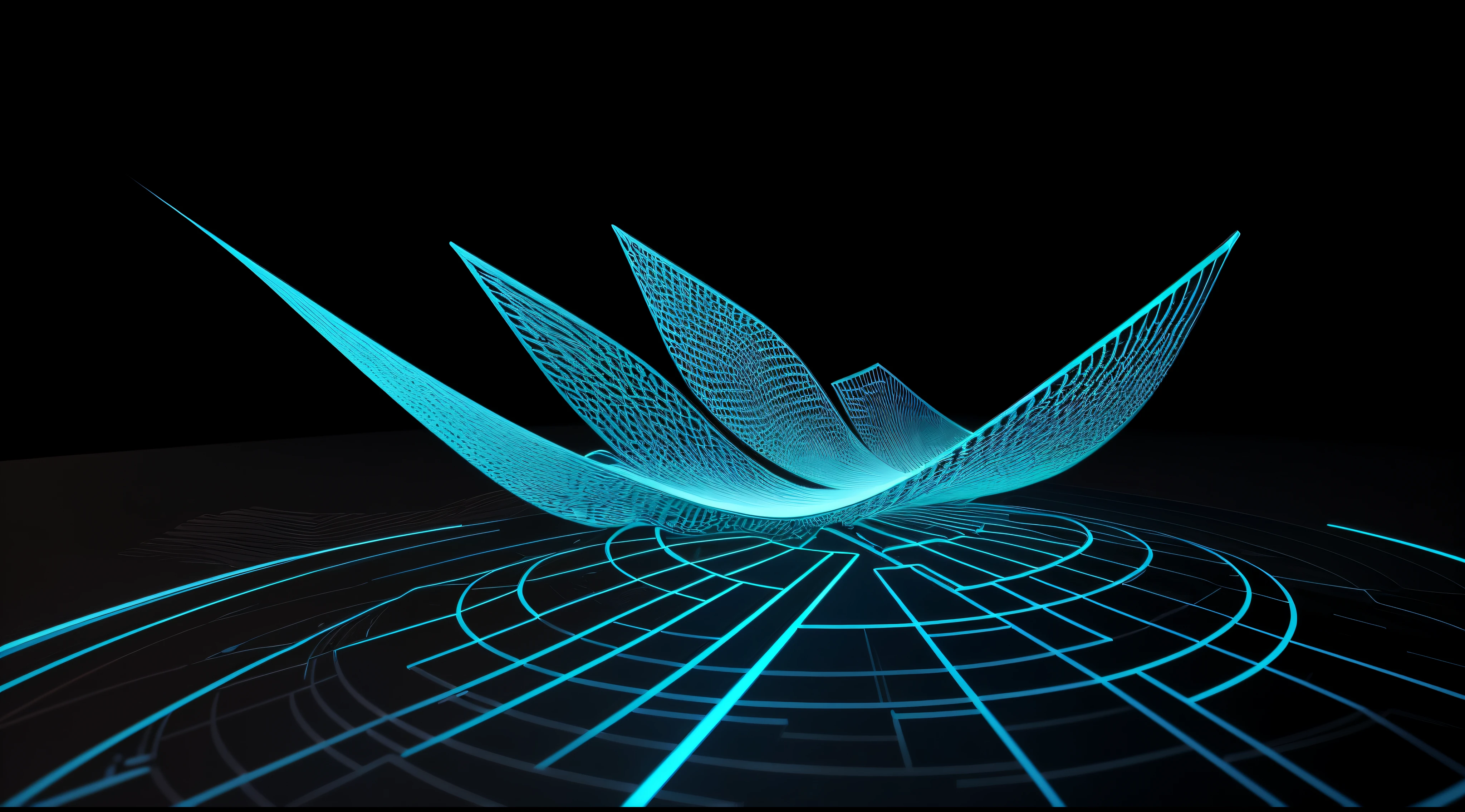Engaging 3D visualization featuring stunning graphs、glinting