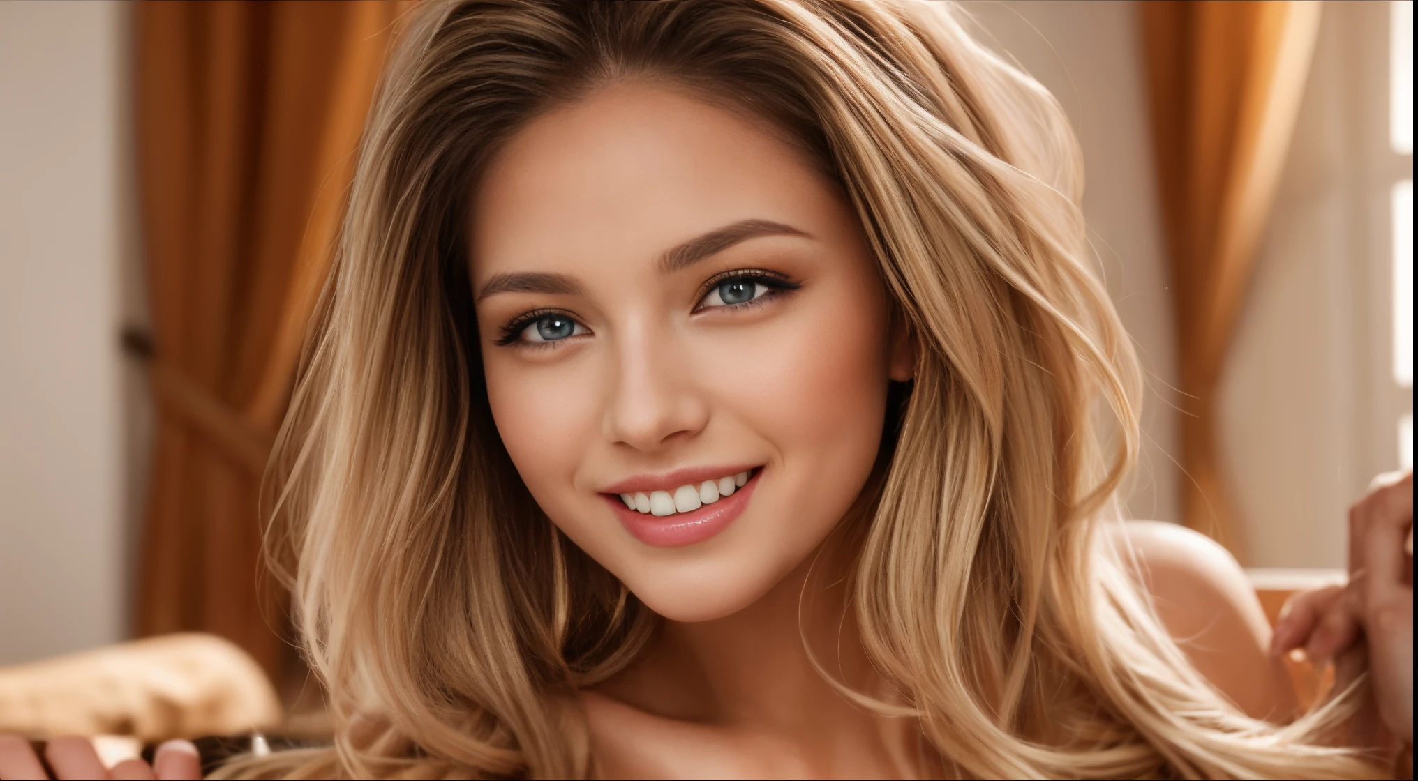 blond woman with blue eyes and long hair posing for a picture, blonde and attractive features, beautiful blonde woman, beautiful face and flawless skin, beautiful blonde girl, beautiful young woman, beautiful female model, blonde woman, photo of a beautiful woman, portrait sophie mudd, blonde beautiful young woman, smiling fashion model face, attractive woman, beautiful and smiling, attractive young woman
